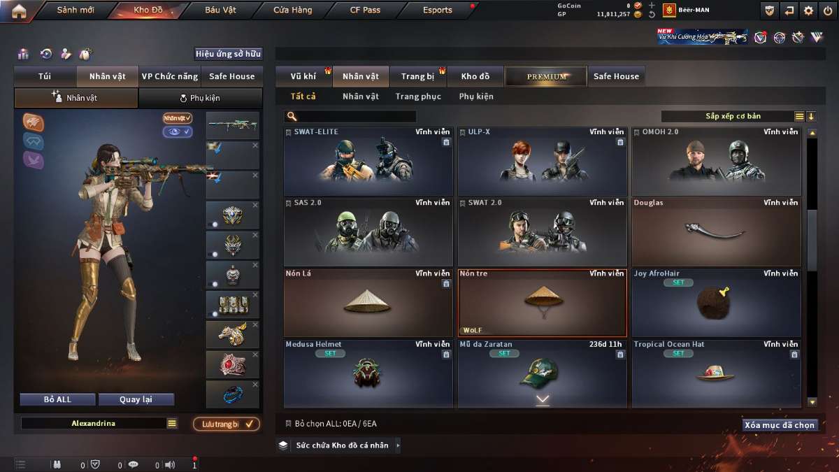 shop acc cf uy tin gia re